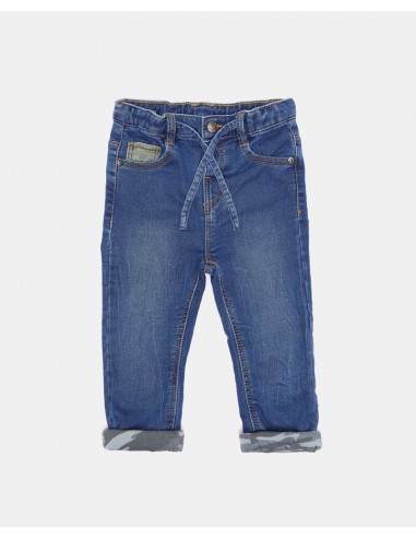 jeans con inserti militari