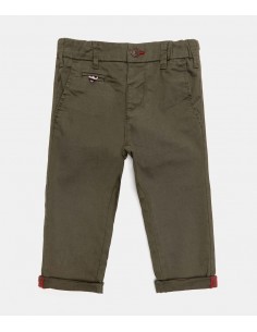 pantaloni in tinta unita