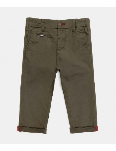 pantaloni in tinta unita