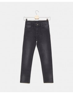 jeans con dettagli in ruined