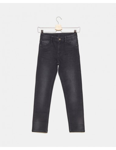 jeans con dettagli in ruined