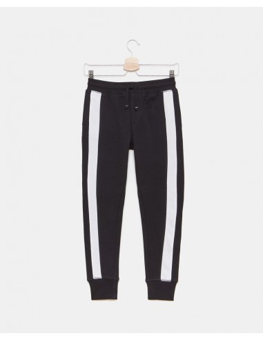 pantaloni con fascia laterale