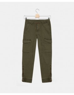 pantaloni in tinta unita