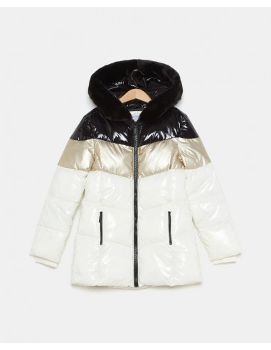 piumino con bande colorate