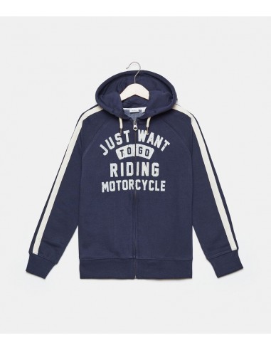 felpa con bande laterali