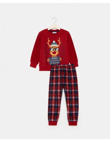 pigiama in pile natalizio