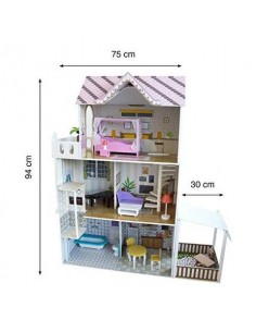 casa delle bambole in legno