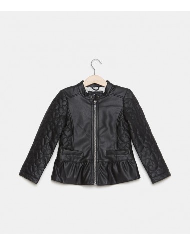 giacca biker trapuntata