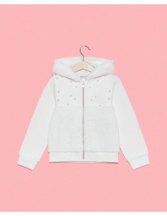 felpa con inserti in...