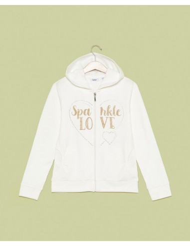 felpa con stampa cuore