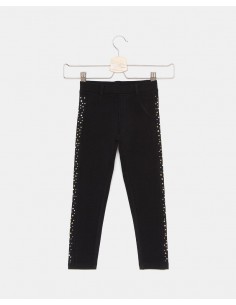 pantaloni con bande...