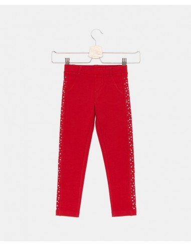 pantaloni con perline