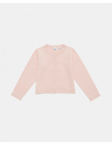 cardigan con perline
