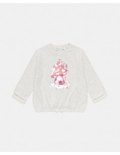 felpa in stampa con funghetto