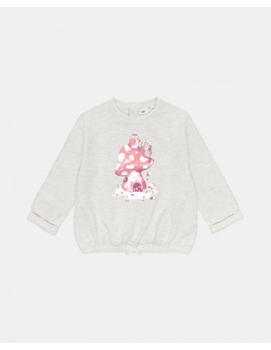 felpa in stampa con funghetto