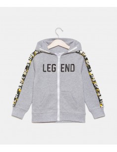 felpa con bande laterali