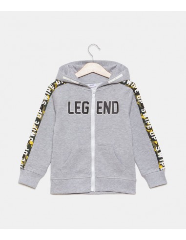 felpa con bande laterali