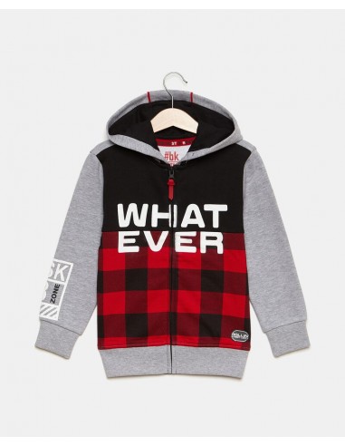 felpa con maniche a contrasto