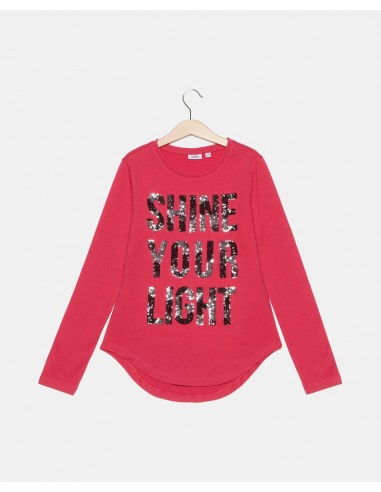 maglietta con paillettes