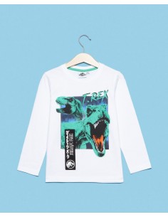 maglietta con dinosauro