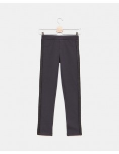 pantalone con bande glitter