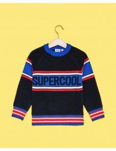 maglione con motivo supercool