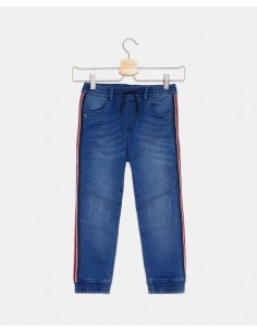 jeans con bande laterali