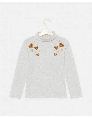 collo alto con strass