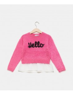 maglione con scritta