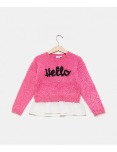 maglione con scritta