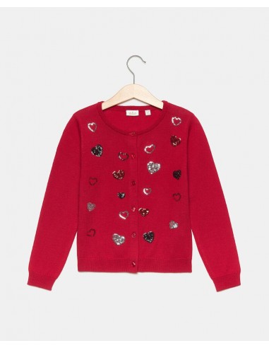 maglione bottone con strass