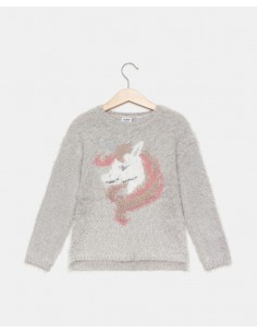 maglione con unicorno