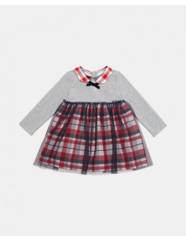 abito con fondo scozzese