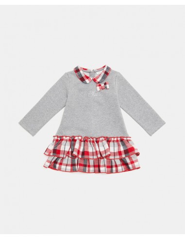 abito con collo scozzese