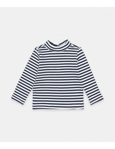 collo alto con righe